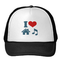 I Love House Music Hat