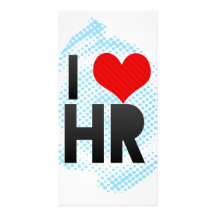 I Love HR Picture Card