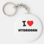 I Love Hydrogen Key Chains