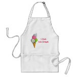 I love Ice Cream -custom txt - Apron
