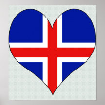 I Love Iceland Print