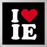 I LOVE IE POSTERS