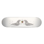 I Love Illinois -wings Skate Boards