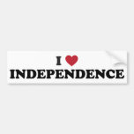 I Love Independence Missouri Bumper Sticker