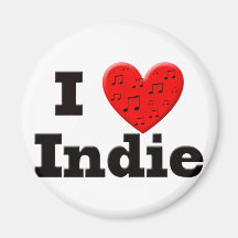 I Love Indie Magnets