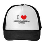 I Love International Music Mesh Hats