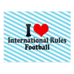 I love International Rules Football Postcards