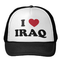 I Love Iraq Trucker Hat