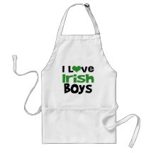 I love Irish Boys Apron
