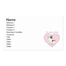 I Love Japanese Bobtails Business Card Template
