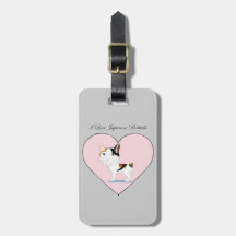I Love Japanese Bobtails Luggage Tag