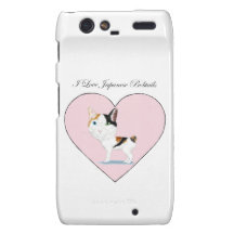 I Love Japanese Bobtails Motorola Droid RAZR Case