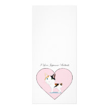 I Love Japanese Bobtails Rack Card