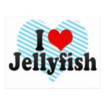 I Love Jellyfish Postcards