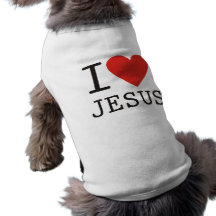 I Love Jesus Camisa Para Caes