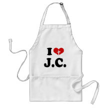 I Love Jesus Christ Apron