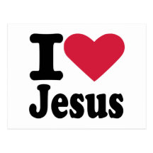 I love Jesus Postcards