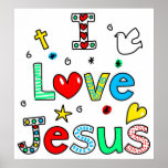 I Love Jesus Print
