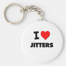 I Love Jitters Key Chain
