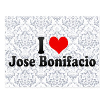 I Love Jose Bonifacio, Brazil Postcards