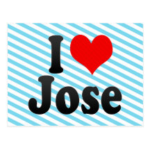 I love Jose Postcard