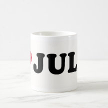 I LOVE JULIE MUGS