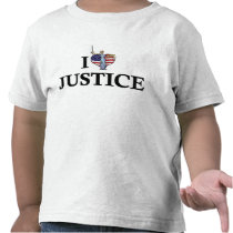 I Love Justice T-Shirt t-shirts