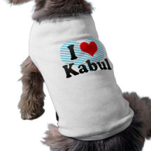 I Love Kabul, Afghanistan Pet Tee