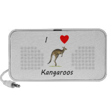 I Love Kangaroos iPhone Speaker