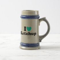 I Love Ketchup mugs