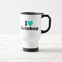 I Love Ketchup mugs