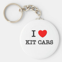 I LOVE KIT CARS KEYCHAIN