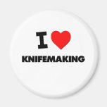 I Love Knifemaking Fridge Magnet