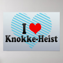 I Love Knokke-Heist, Belgium Posters