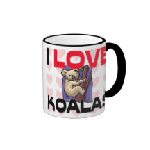 I Love Koalas Mug