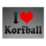 I love Korfball Postcards