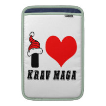 I Love Krav Maga Design Sleeve For MacBook Air