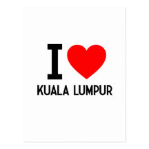 I Love Kuala Lumpur Post Cards