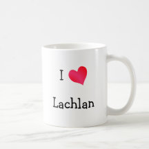 I Love Lachlan Mug