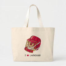 I Love Lacrosse Bags