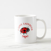 I Love Ladybugs Mugs