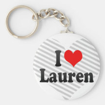 I love Lauren Keychains