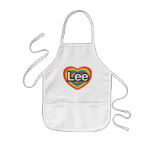 I love Lee. I love you Lee. Heart Aprons