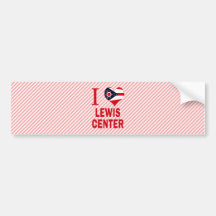 I love Lewis Centre, Ohio Bumper Sticker