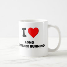 I Love Long Distance Running Coffee Mug