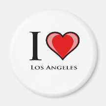 I Love Los Angeles Magnets