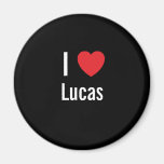I love Lucas Fridge Magnet
