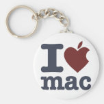 I Love Mac Keychains