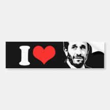 I Love Mahmoud Ahmadinejad Bumper Stickers