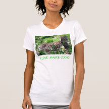 I LOVE MAINE COONS TSHIRTS